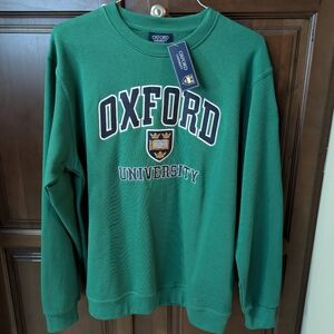 NWT Authentic Oxford University Sweatshirt Unisex XL